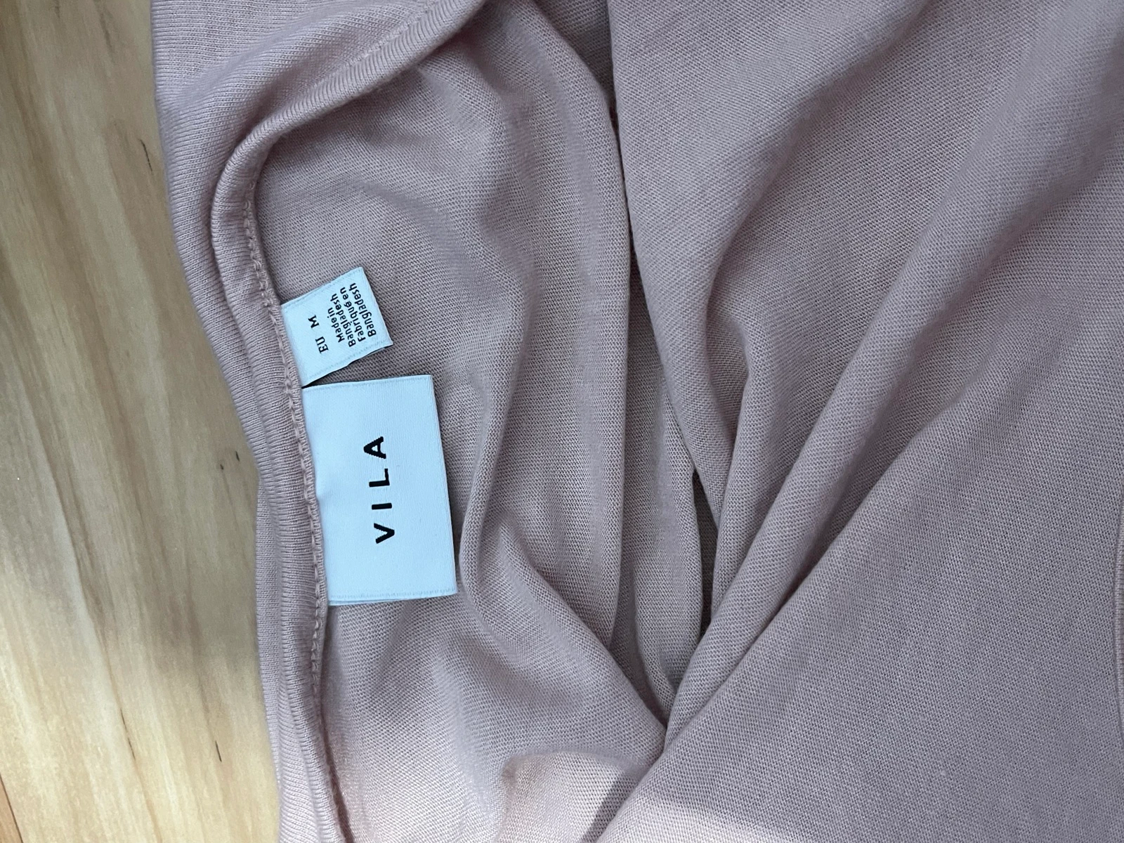 Hermoso vestido con tirantes rosa talla M 65% poliéster y 35% viscosa – photo 4